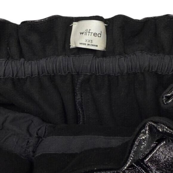 Aritzia Wilfred Jive Shiny Vegan Leather Pant Size XXS - Picture 5 of 7